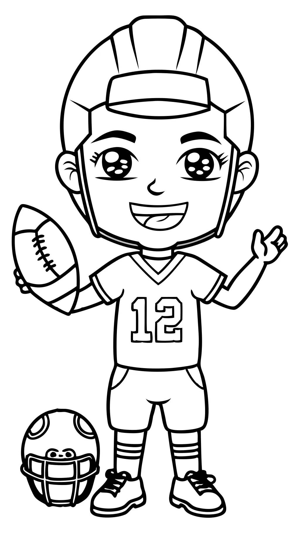 Tom Brady para colorear